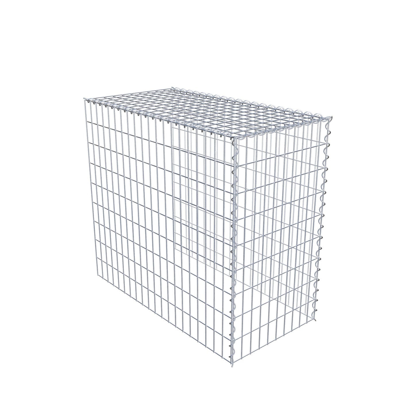 Grown-on gabion type 4 100 cm x 90 cm x 50 cm (L x H x D), mesh size 5 cm x 10 cm, spiral