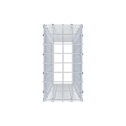 Mounted gabion type 3 100 cm x 20 cm x 40 cm (L x H x D), mesh size 5 cm x 5 cm, C-ring
