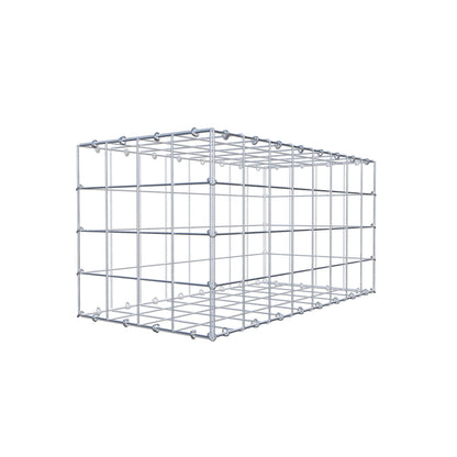 Gabion 80 cm x 40 cm x 40 cm (L x H x D), maskstorlek 10 cm x 10 cm, C-ring