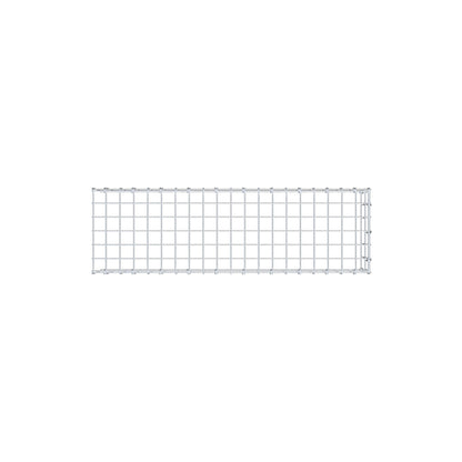 Gabião Tipo 4 100 cm x 20 cm x 30 cm (C x A x P), malhagem 5 cm x 10 cm, anel C