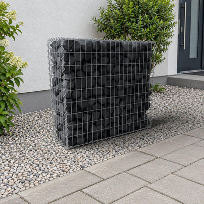 Gabion 100 cm x 90 cm x 30 cm (L x H x D), mesh size 5 cm x 10 cm, spiral