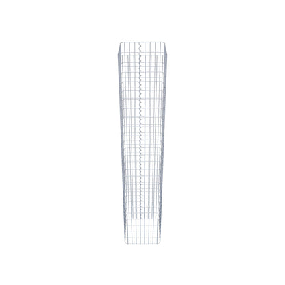 Schanskorfkolom hoekig 42 cm x 42 cm, 230 cm hoog, MW 5 cm x 10 cm