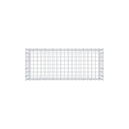 Gabião 100 cm x 40 cm x 40 cm (C x A x P), malhagem 5 cm x 10 cm, anel C