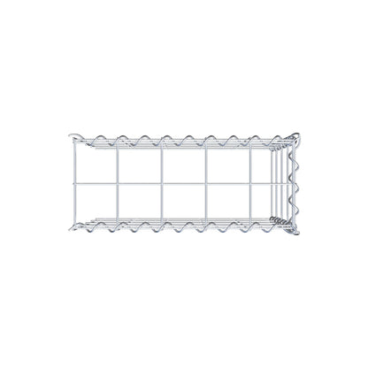 Anbaugabione Typ 4 50 cm x 40 cm x 20 cm (L x H x T), Maschenweite 10 cm x 10 cm, Spirale