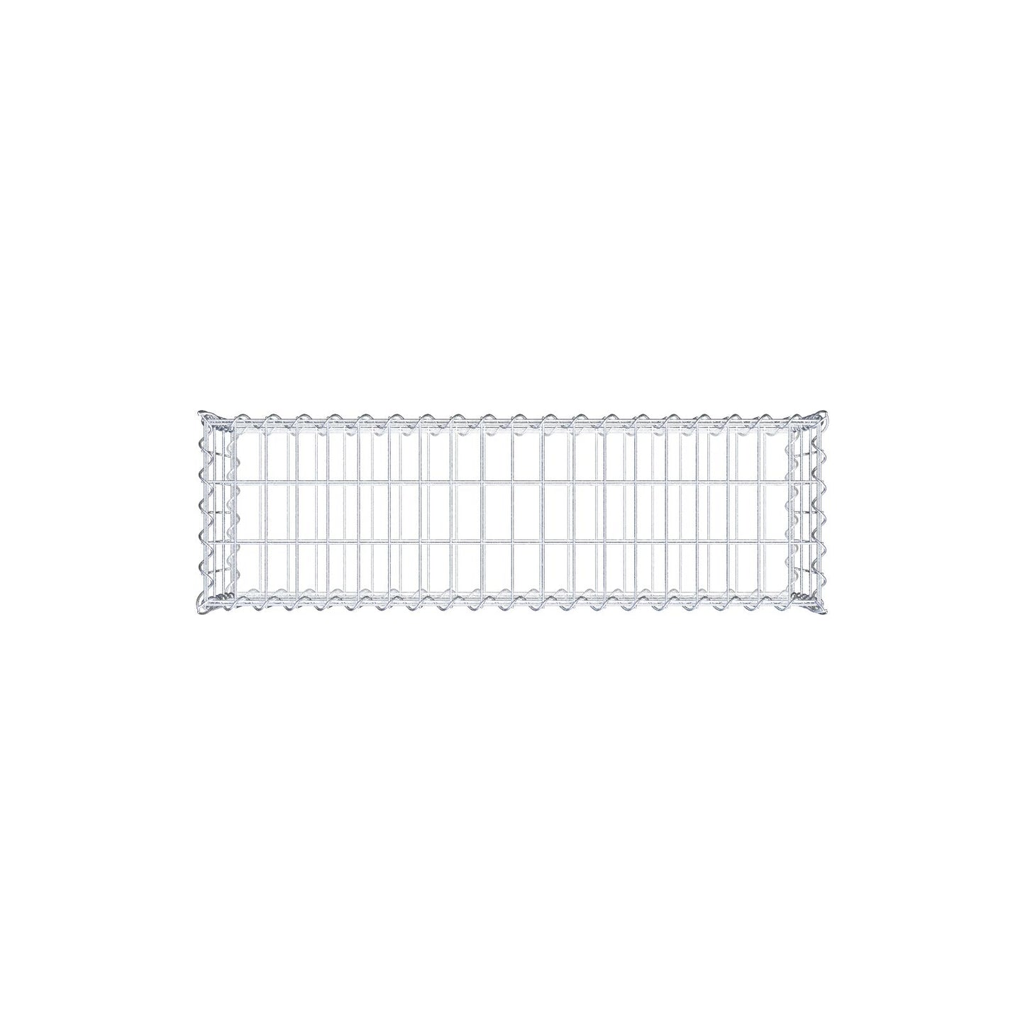 Gabion 100 cm x 30 cm x 30 cm (L x H x D), mesh size 5 cm x 10 cm, spiral