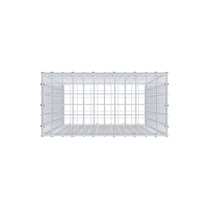 Gabione 100 cm x 60 cm x 30 cm (L x H x T), Maschenweite 5 cm x 5 cm, C-Ring
