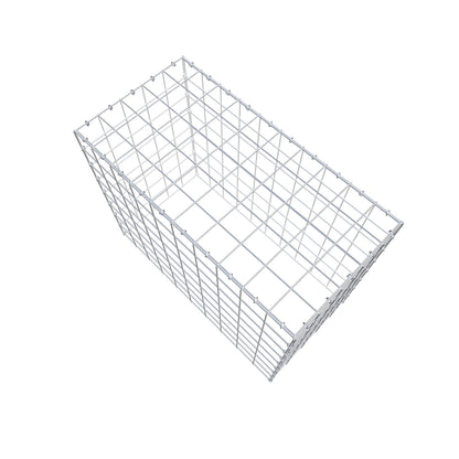 Mounted gabion type 3 100 cm x 80 cm x 50 cm (L x H x D), mesh size 10 cm x 10 cm, C-ring