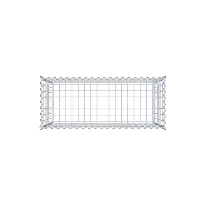 Anbaugabione Typ 3 100 cm x 70 cm x 40 cm (L x H x T), Maschenweite 5 cm x 10 cm, Spirale