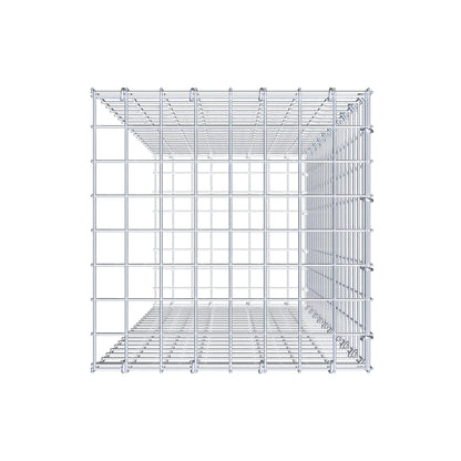 Gabião Tipo 2 100 cm x 40 cm x 40 cm (C x A x P), malhagem 5 cm x 5 cm, anel C
