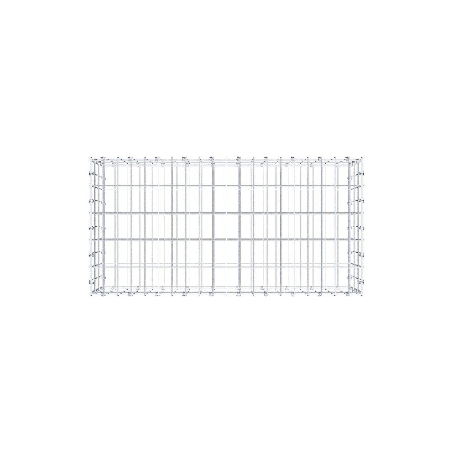 Gabion 100 cm x 30 cm x 50 cm (L x H x D), mesh size 5 x 10 cm, spiral ring