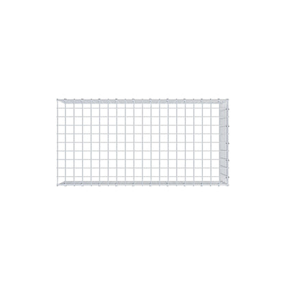 Gabião Tipo 4 100 cm x 30 cm x 50 cm (C x A x P), malhagem 5 cm x 5 cm, anel C