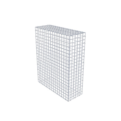 Gavión 100 cm x 80 cm x 30 cm (L x A x P), luz de malla 5 cm x 5 cm, anillo en C