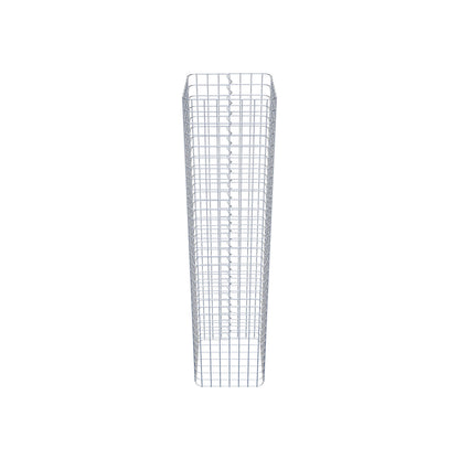 Gabionsøjle firkantet 37 cm x 37 cm, 160 cm højde, MW 5 cm x 5 cm