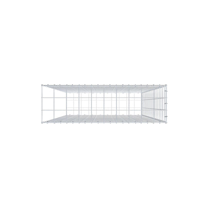 Monteret gabion type 2 200 cm x 100 cm x 30 cm (L x H x D), maskestørrelse 10 cm x 10 cm, C-ring