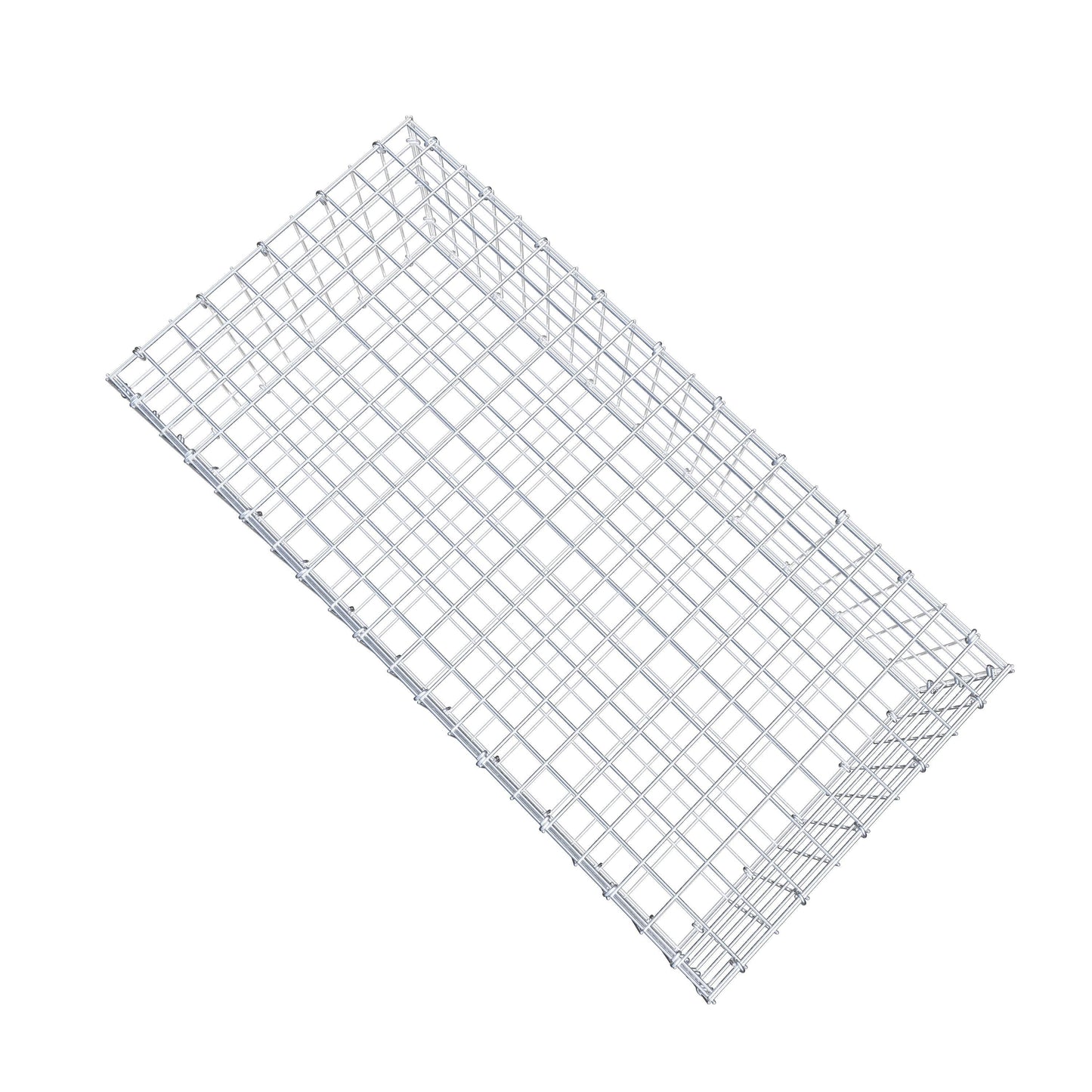 Gabião 100 cm x 30 cm x 50 cm (C x A x P), malhagem 5 cm x 5 cm, anel C
