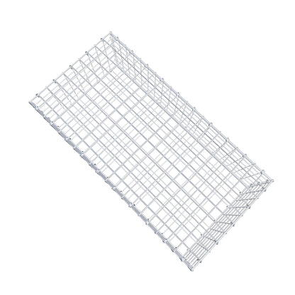 Gabião 100 cm x 30 cm x 50 cm (C x A x P), malhagem 5 cm x 5 cm, anel C
