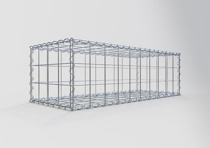 Gabion 100 cm x 30 cm x 40 cm (L x H x D), mesh size 10 cm x 10 cm, spiral