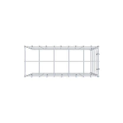 Mounted gabion type 4 50 cm x 40 cm x 20 cm (L x H x D), mesh size 10 cm x 10 cm, C-ring