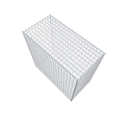 Schanskorf 100 cm x 100 cm x 50 cm (L x H x D), maaswijdte 5 cm x 5 cm, spiraalvormig