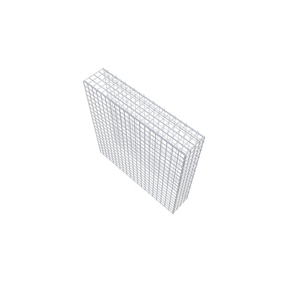 Gabião Tipo 4 100 cm x 100 cm x 20 cm (C x A x P), malhagem 5 cm x 5 cm, anel C