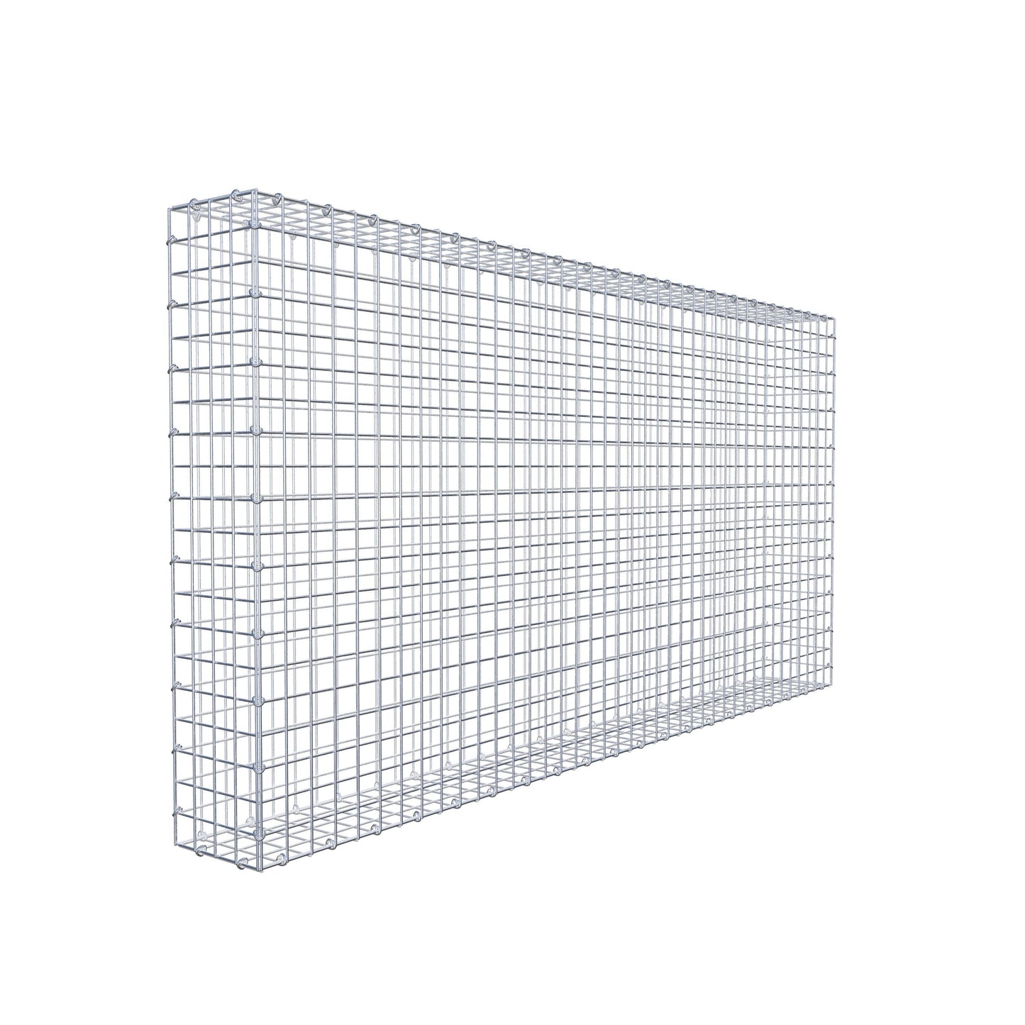 Gavión 200 cm x 100 cm x 20 cm (L x A x P), malla 5 cm x 5 cm, anillo en C