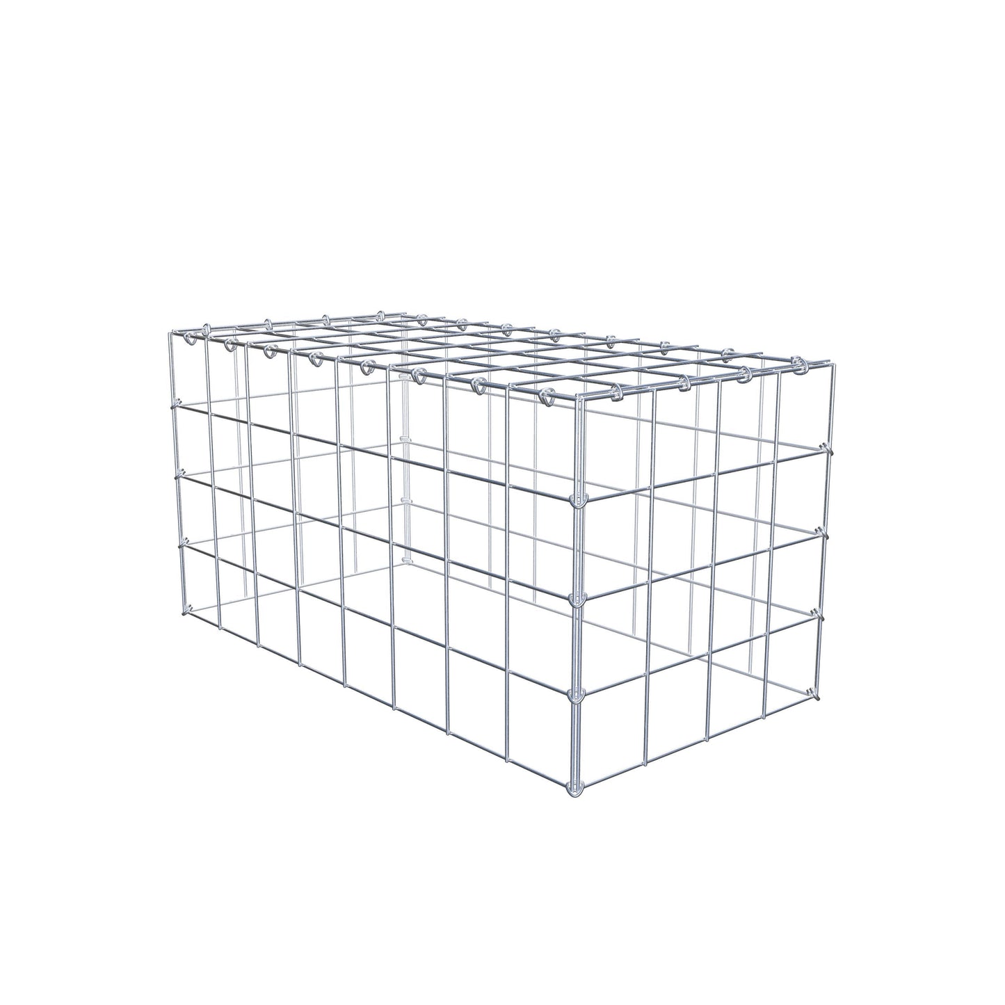 Pilote adicional tipo 3 80 cm x 40 cm x 40 cm (L x A x P), malla 10 cm x 10 cm, anillo en C