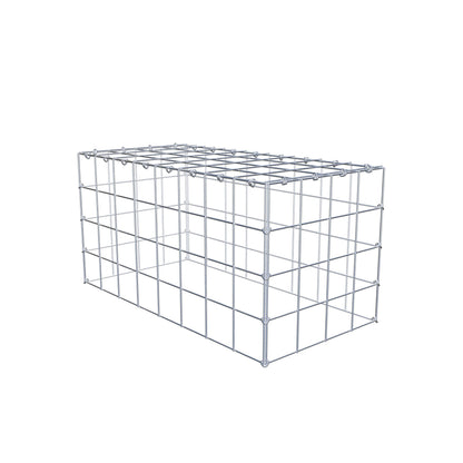 Pilote adicional tipo 3 80 cm x 40 cm x 40 cm (L x A x P), malla 10 cm x 10 cm, anillo en C