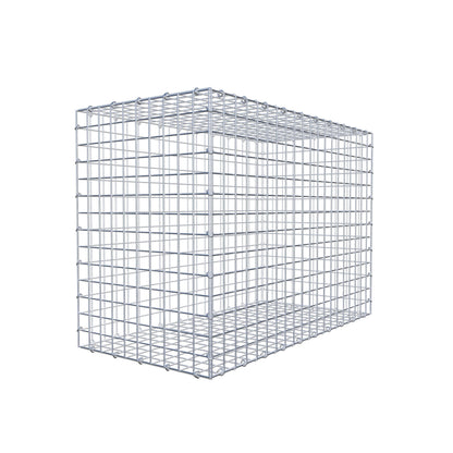 Gavión 100 cm x 70 cm x 50 cm (L x A x P), luz de malla 5 cm x 5 cm, anillo en C