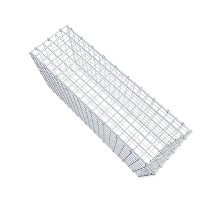 Gabione 100 cm x 50 cm x 30 cm (L x H x T), Maschenweite 5 x 5 cm, Spiralring