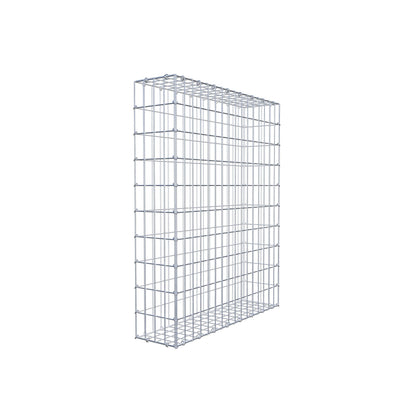 Gabion 100 cm x 80 cm x 20 cm (L x H x P), mailles 5 cm x 10 cm, anneau en C