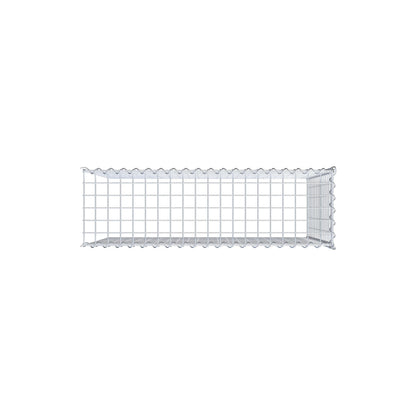 Gavión adulto tipo 4 100 cm x 80 cm x 30 cm (largo x alto x profundidad), tamaño de malla 5 cm x 5 cm, espiral