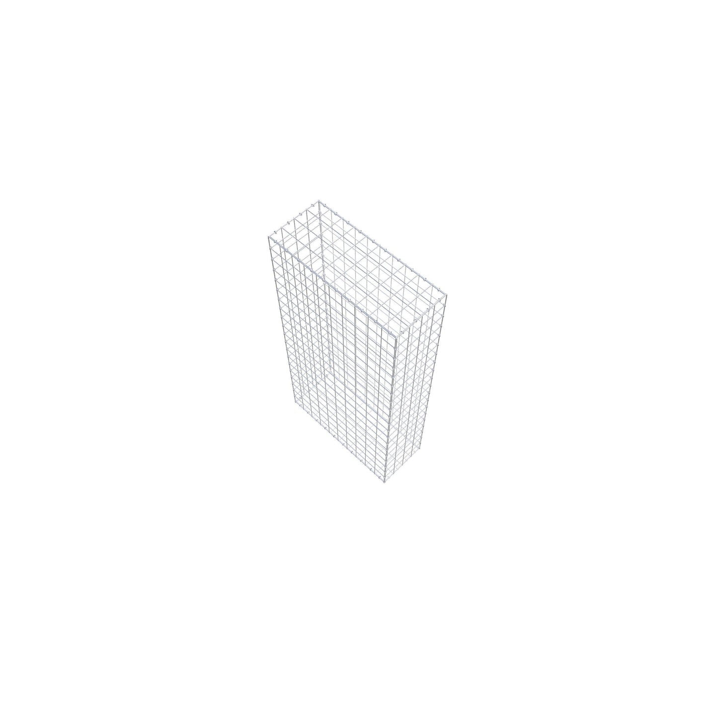 Gabion 200 cm x 100 cm x 40 cm (L x H x D), mesh size 10 cm x 10 cm, C-ring