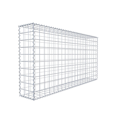 Gabion 200 cm x 100 cm x 30 cm (L x H x D), mesh size 10 cm x 10 cm, spiral