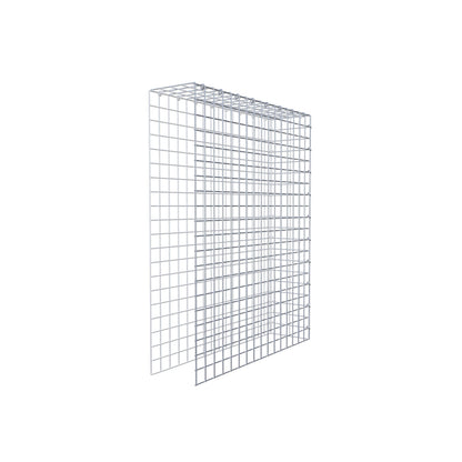 Monteret gabion type 4 100 cm x 80 cm x 20 cm (L x H x D), maskestørrelse 5 cm x 5 cm, C-ring