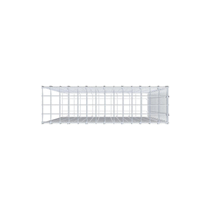 Type 2 oplegkorf 100 cm x 70 cm x 20 cm (L x H x D), maaswijdte 5 cm x 5 cm, C-ring