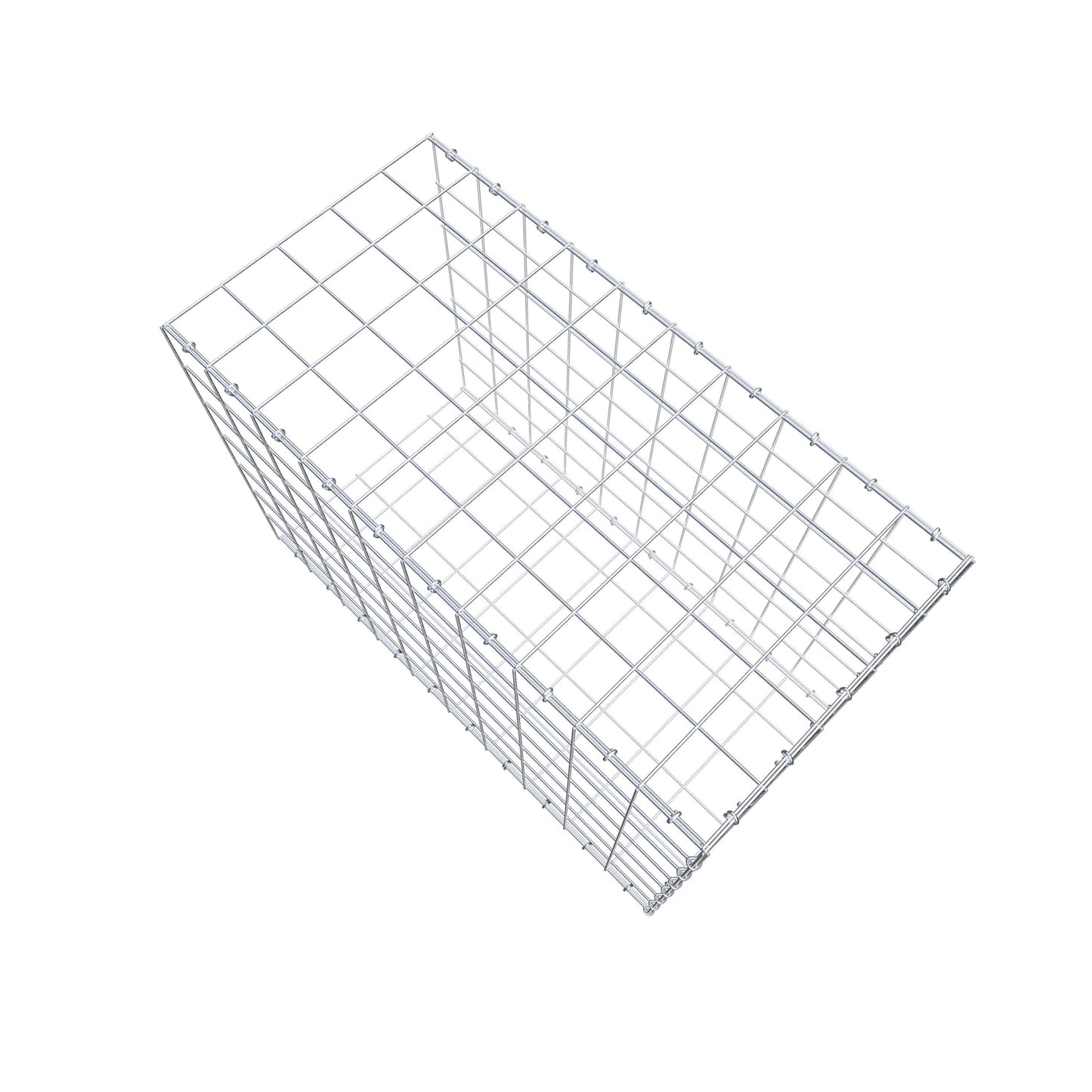 Anbaugabione Typ 2 100 cm x 70 cm x 50 cm (L x H x T), Maschenweite 10 cm x 10 cm, C-Ring