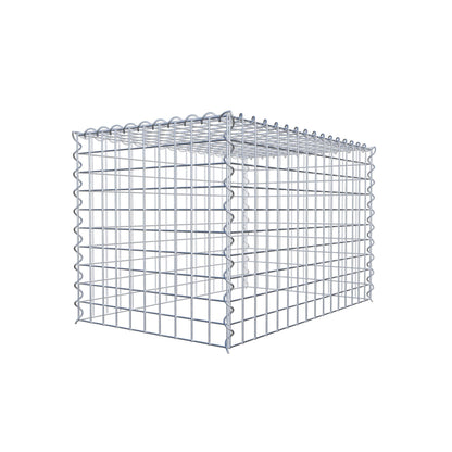 Opvokset gabion type 3 80 cm x 50 cm x 50 cm (L x H x D), maskestørrelse 5 cm x 5 cm, spiral