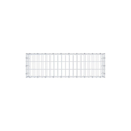 Gabion 100 cm x 20 cm x 30 cm (L x H x D), mesh size 5 x 10 cm, spiral ring