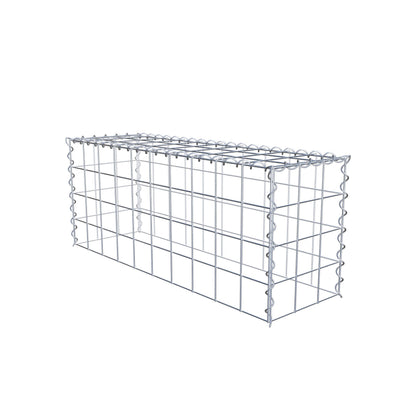 Gabião Tipo 3 100 cm x 40 cm x 30 cm (C x A x P), malhagem 10 cm x 10 cm, espiral