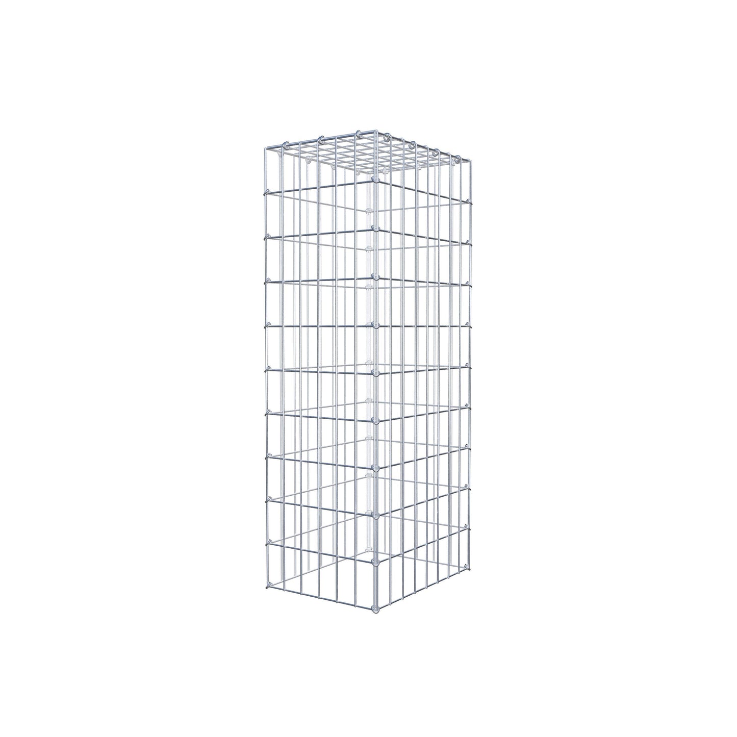 Gabbione aggiuntivo di tipo 3 100 cm x 40 cm x 30 cm (L x H x P), maglia 5 cm x 10 cm, anello a C