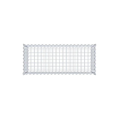 2er Set Gabionen 100 cm x 40 cm x 40 cm (L x H x T), Maschenweite 5 x 5 cm, Spirale