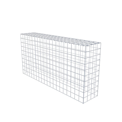Mounted gabion type 3 200 cm x 100 cm x 40 cm (L x H x D), mesh size 10 cm x 10 cm, C-ring