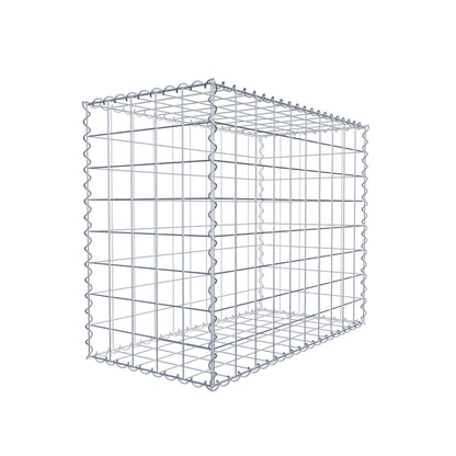 Gabião 100 cm x 80 cm x 50 cm (C x A x P), malhagem 10 cm x 10 cm, espiral