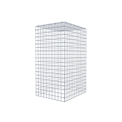 Anbaugabione Typ 3 100 cm x 60 cm x 50 cm (L x H x T), Maschenweite 5 cm x 5 cm, C-Ring
