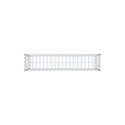 Gabion 100 cm x 50 cm x 20 cm (L x H x D), maskstorlek 5 cm x 10 cm, spiral