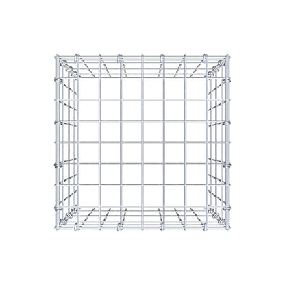 Mounted gabion type 3 40 cm x 40 cm x 40 cm (L x H x D), mesh size 5 cm x 10 cm, C-ring