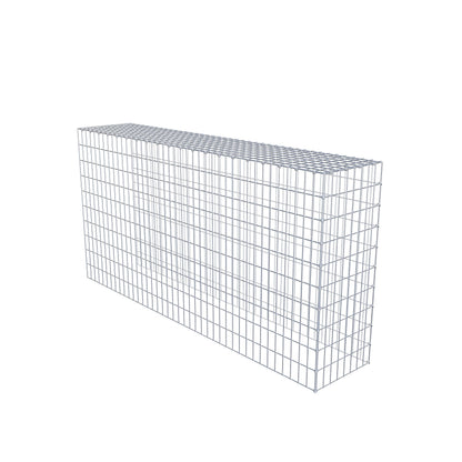 Opzetpaal type 4 200 cm x 100 cm x 40 cm (L x H x D), maaswijdte 5 cm x 10 cm, C-ring