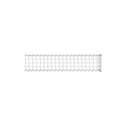 Gavión complementario tipo 4 100 cm x 20 cm x 20 cm (L x A x P), malla 5 cm x 10 cm, espiral