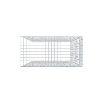 Fourche rapportée type 4 200 cm x 100 cm x 50 cm (L x H x P), mailles 5 cm x 10 cm, anneau en C