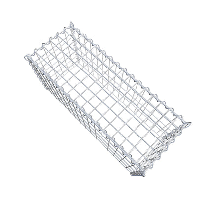Gabião tipo 3 80 cm x 40 cm x 30 cm (C x A x P), malhagem 5 cm x 10 cm, espiral